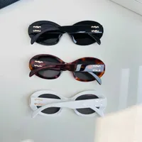 نظارة شمسية قابلة للتجميع CL40194 انتصار قوس السكر النسائي والنظارات الشمسية البيضاوية السكر