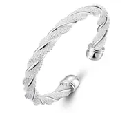 Luckyshine 925 Silver 10 pezzi Nuovo Prodotto Charm Bracciale fatto a mano bracciale antico bracciale argento per donne feste natalizie B00046459880