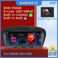 CAR DVD 8-rdzeniowe Android12 AI Voice dla BMW 5 serii E60 E61 E62 E63 3 Serie E90 E91 CCC/CIC GPS Multimedia Player Autoradio BT