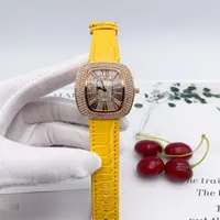 2020 NYA ANDRA LUXURY MENS WACKES Quartz Watch Designer Watches Diamond Bezel Leather Strap Frank Watch Fashion Accessories For 247U