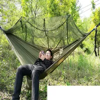 Tree Tents 2 Person Easy Carry Quick Automatic Opening Tent Hammock with Bed Nets Summer Outdoors Air Tents Fast 242B