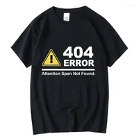 الرجال tirts Xinyi Men's T-Shirt Cotton غير رسمية مضحكة 404 تصميم طباعة فضفاضة القميص البارد للرجال harajuku ذكر أعلى