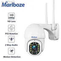 IP Cameras Marlboze1080P outdoor wifi PTZ camera 2MP speed dome ip security waterproof cctv camhi pro App W0310