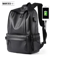 Moyyi whole guangzhou laptop bag College men Backpack Leather Back Pack bags278t