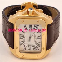 Роскошные часы 18 тыс. Желтого золота Автоматические мужские часы 2657 W20071Y1 100 Нарученных часов Автоматические часы Мужские часы260V