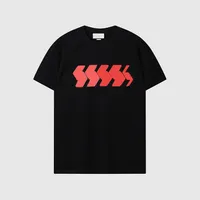 22SS Летняя дизайнерская футболка для мужчин Женские футболки, сделанные в Италии, мода коротки