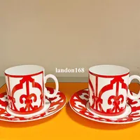 Europa espresso filiżanki kości China Kawa Okoi luksusowy ceramiczny kubek Porcelanowy herbata Porcela