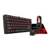 N K552 Combo Mechanical Gaming Keyboard Maus Maus -Pad -PC -Gaming -Headset Combo All in 1 PC Gamer -Bundle für Windows PC