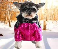 Designer de luxe hiver pour animaux de compagnie pour chiens de veste en velours en velours imperméable de chien étanché