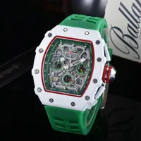 Orologi da uomo Candy Candy Candy Strap Small Dial Work All Functional Chronograph Quartz Morove Watch Waterproof Montre De 280T