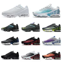 Trainers Tn Plus 3 Tuned Mens Sports Shoes Laser Black Blue White Aquamarine Obsidian Hyper Violet Parachute Purple Nebula Ghost Green Leather Vast Grey Sneakers