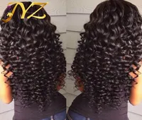 13x4 Human Hair Lace Front Brésilien Curly Wig Remy Vierge pour les femmes noires 3061731