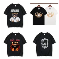 남자 티셔츠 면화 기술 양털 T 셔츠 장난감 장난감 티셔츠 남성 여성 디자이너 티셔츠 Mosichino Cottons Tops 캐주얼 셔츠 S-5XL