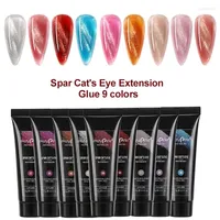 Nail Gel 15ml Crystal Extend UV Gels Extension Builder Polygels Art Lacquer Jelly Cat&#39;s Eye 09
