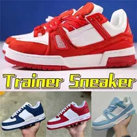 2023 Tasarımcı Trainer Spor Sakinler Sıradan Ayakkabı Erkek Virgils X 1 Düşük Beyaz Kabartmalı Kırmızı Yeşil Kina Kraliyet Kırmızı Canvas Siyah Lüks Erkek Kadın Kadın Platform Sneakersugaq