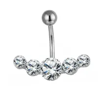 D0650 1 color clear belly ring nice style with piercing body jewlery navel5486078