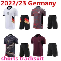 2022 2023 Tyskland Tracksuit Soccer Jerseys Kroos Gnabry Werner Reus Muller Gotze Football Shirt 22/23 Tyskland Training Suit Men Kit Sportkläder Korta ärmar