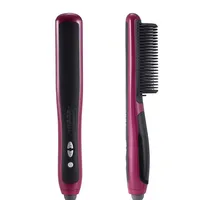 2018 Salon Hair Iron Hair Straightening Escova Alisadora electric hair straightener brush 1PCS ionic heat brush245w