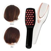 Electric Hair Brushes Obecilc Comb Vibration Head Relax Relief Massager With Laser LED Light Growth Anti Loss Care2897