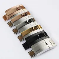 16mm x 9mm Top Quality Stainless Steel Watch Band Deployment Clasp For Rol Bracelet Rubber Leather Oyster 116500278Q