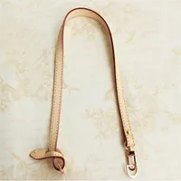 1 2 46cm Luxury short straps replacement genuine leather bag handle338Z
