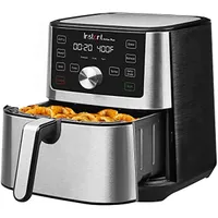 Instant Vortex Plus 6-in-1, 4QT Air Fryer Oven, Nonstick and Dishwasher-Safe Basket, App With Over 100 Recipes, Stainless Steel