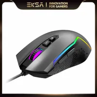 EM100 USB PC Gaming Mouse RGB 8000DPI LED Optical Wired Mouse for Computer Gamer Mice Mause with 7 Programmable Buttons