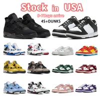 4 Sports basketskor Panda Black Cat 12s Running Shoes Men Shoes Football Boots Twist Mens Trainers Sport Shoes Sneaker med Box 36-46 i USA