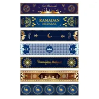 Table Cloth Eid Mubarak Tablecloth Islamic Happy Ramadan Covers For Party Favors Dinning Room Indoor Outdoor Decorations