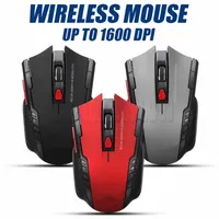 113 2,4 GHz drahtlose Mäuse mit USB-Empfänger 1600DPI Drei-Gang-Geschwindigkeitsregulation Maus für Computer-PC-Laptop mit weißem Box