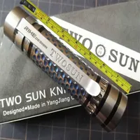 TwoSun MINI Micro TC4 Titanium Tactical LED Flashlight Camping Lamp TS-LED-8888233C