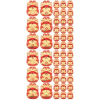Gift Wrap 48 Pcs 2023 Red Envelope Gifts Chinese Hongbao Money Bag Cash Envelopes Paper Spring Festival Supplies