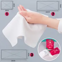 Hotel Restaurent Amenity 20pcs Disposable Compressed Towel Portable Bath Towel Travel Non-woven Face Towel Water Wet Wipe Outdoor Moistened Tissue Napkin J230311
