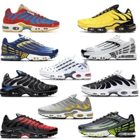 AirMaxs TNS Plus Casual Shoes Running Shoes Air Plus Max TN 3 Outdoor Shoes Laser Blue Unc Oreo Bat Frequency Pack Sports Mens Trainers Sneakers Triple Black White