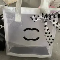 Torby na zakupy o siatkę Projektanty torebki torebka dla kobiet przezroczyste torebki