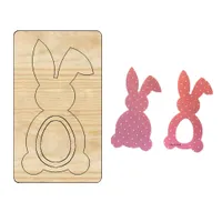 Craft Tools easter egg rabbit Cutting Dies Wooden Knife Compatible With Most Manual Cut Cutters 230311