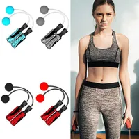 1 Pair Creative Ropeless Adjustable Jump Rope Weighted Cordless Skipping Rope Indoor Gym Bodybuilding Training Fitness Equipment228q