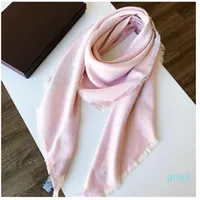 2021 G Scarf For Men and Women Oversized Classic Check Shawls Scarves Designer luxury Gold silver thread plaid g Shawl size 140 1273b