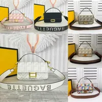 5A Baguette Luxury Bags Crossbody Purse Handbags HPB Mini Tote Bag 3D Embroid Letters Lady Fashion Genuine Leather 10 Colors Chain Bags 26cm Shoulder Bag Cross Body