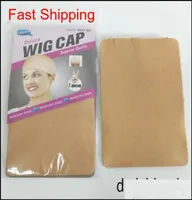 Deluxe Wig Cap 24 Units 12bags Hairnet For Making Wigs Black Brown Stocking Liner Snood Nylon qylIHj topscissors2935718