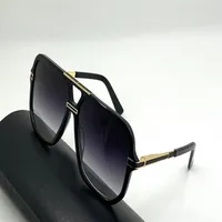 نظارة شمسية خمر 6025 Black Gold Gold Gray Bradient Sunnies Men Fashion Sun Glasses Eyewear Accessories Shades UV400 Protection with 180W