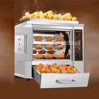 Commercial Stainless Steel Gas Roasted Oven 2200W Electric Roaster Baking Stove Grilled Machine 220V Potato Corn Cake Bread baking2449