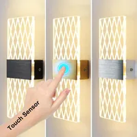 Wall Lamp Touch Sensor LED Acrylic Modern Light Sconces Nordic 6W Indoor Lighting Home Decor Bedroom Bedside Living Room