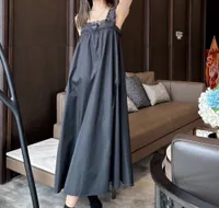 Dames Casual Dress Designer omgekeerde Triangle Lace Suspender Sexy jurk Zwart meisje feest rok zomer mode losse temperamentjurken