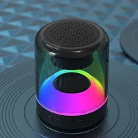 Neuer farbenfroher leichter drahtloser Bluetooth -Lautsprecher Home 3D Surround Audio tragbarer Haushalt Outdoor Loud Subwoofer mit Einzelhandelskasten