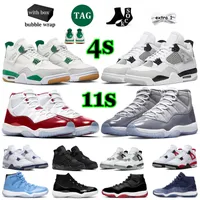 4 basketball shoes for men women 4s Military Black Cat Pine Green Red Thunder Sneakers 11 Mens 4 Cool Grey 11s Cherry Sports Trainers Outdoor With Box
