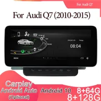 10.25 Inch Car dvd Touchscreen Player Android GPS Navi USB upgrade adaptor USB 4G CarPlay Bluetooth for Audi Q7 MMI 2G