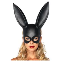 Маски для вечеринок 10 шт. Черный кролик кролик ушной маска сексуальные женщины костюми