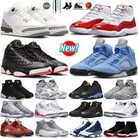 Men Dames basketbalschoenen 3 5 6 11 12 13 Cement 3S UNC 5S Cool Gray Cherry Space Jam Concord 11s 12S Flint 13s Playoffs 6s Mens Trainers Sports Sneakers