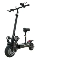 75KM H Electric Kick Scooter Dual Motor 2600W 10 Inch Fat Tire Foldable USB Waterproof Electric Scooters Adults
